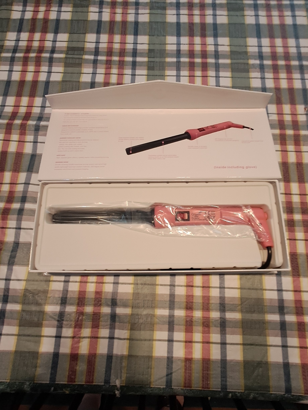 Ginalli Milano Proffessional Curling Iron In Pink 19MM Cylinder